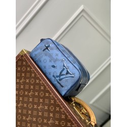 Replica Louis Vuitton M82337 LV Dopp Kit Abyss Bag Blue