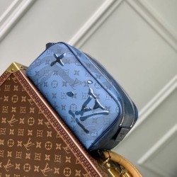Replica Louis Vuitton M82337 LV Dopp Kit Abyss Bag Blue