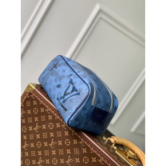 Replica Louis Vuitton M82337 LV Dopp Kit Abyss Bag Blue Replica Louis Vuitton M82337 LV Dopp Kit Abyss Bag Blue