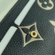 Replica Louis Vuitton Emilie Wallet Bicolor Monogram M82340 Black