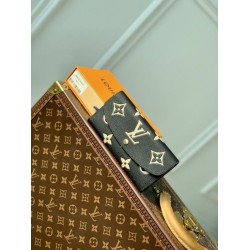 Replica Louis Vuitton Emilie Wallet Bicolor Monogram M82340 Black