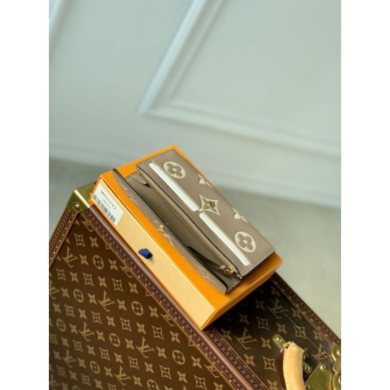 Replica Louis Vuitton Emilie Wallet Bicolor Monogram M82341