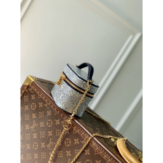 Replica Louis Vuitton LV M82467 Micro Vanity Bag Blue Replica Louis Vuitton LV M82467 Micro Vanity Bag Blue