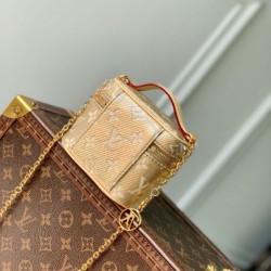 Replica Louis Vuitton LV M82467 Micro Vanity Bag Glod