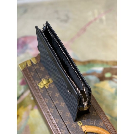 Replica Louis Vuitton Standing Pouch N64612 Damier Graphite