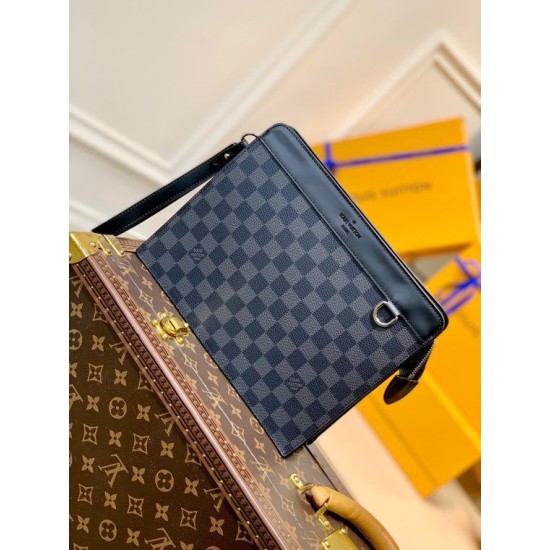 Replica Louis Vuitton Standing Pouch N64612 Damier Graphite