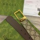 Fake Gucci GG belt with rectangular buckle 722370 35mm Brown Gold Replica
