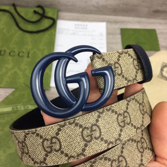 Fake Gucci GG Marmont thin belt 414516 Black Replica