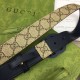Fake Gucci GG Marmont thin belt 414516 Black Replica