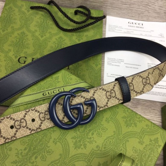 Fake Gucci GG Marmont thin belt 414516 Black Replica