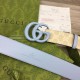 Fake Gucci GG Marmont wide belt 400593 40mm Light Blue Replica