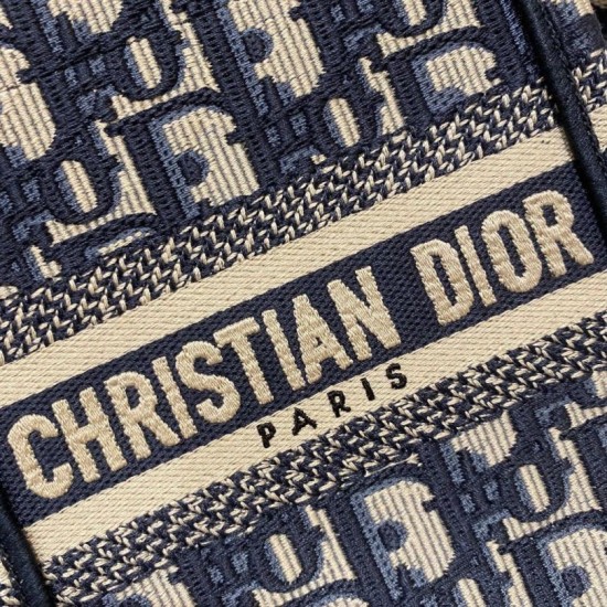 Replica Dior Mini Book Tote Phone Bag Dior Oblique Embroidery Blue Fake Dior Mini Book Tote Phone Bag Dior Oblique Embroidery Blue Replica