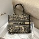 Replica Dior Small Book Tote Bag Toile de Jouy Embroidery Brown Fake Dior Small Book Tote Bag Toile de Jouy Embroidery Brown Replica
