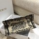Replica Dior Small Book Tote Bag Toile de Jouy Embroidery Brown Fake Dior Small Book Tote Bag Toile de Jouy Embroidery Brown Replica