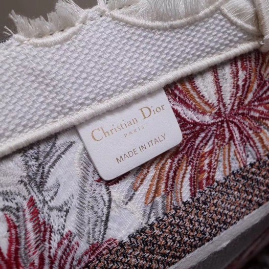 Fake Dior Small Book Tote Camouflage With Flowers White Replica Replica Dior Small Book Tote Camouflage With Flowers White
