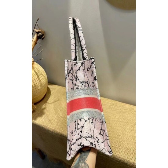 Replica Dior Small Book Tote In Multicolor Dior Constellation Embroidery Replica Dior Small Book Tote In Multicolor Dior Constellation Embroidery