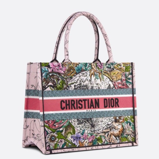 Replica Dior Small Book Tote In Multicolor Dior Constellation Embroidery Replica Dior Small Book Tote In Multicolor Dior Constellation Embroidery