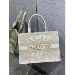 Fake Dior Medium Book Tote Bag Rêve d'Infini Embroidery Gold Replica Replica Dior Medium Book Tote Bag Rêve d'Infini Embroidery Gold