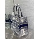 Replica Dior Medium Dior Book Tote Rêve d'Infini Embroidery White /Blue Replica Dior Medium Dior Book Tote Rêve d'Infini Embroidery White /Blue