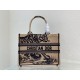 Fake Dior Medium Book Tote Bag In Macro Toile de Jouy Tiger Embroidery Replica Replica Dior Medium Book Tote Bag In Macro Toile de Jouy Tiger Embroidery