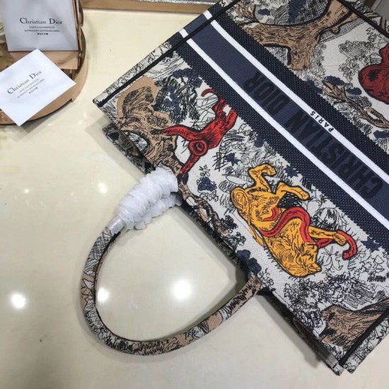 Replica Dior Book Tote Bag Toile De Jouy Multicolour Replica Dior Book Tote Bag Toile De Jouy Multicolour