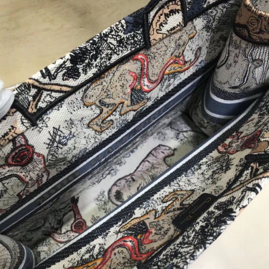 Replica Dior Book Tote Bag Toile De Jouy Multicolour Replica Dior Book Tote Bag Toile De Jouy Multicolour