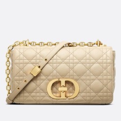Replica Dior Caro Medium Bag Cannage Beige