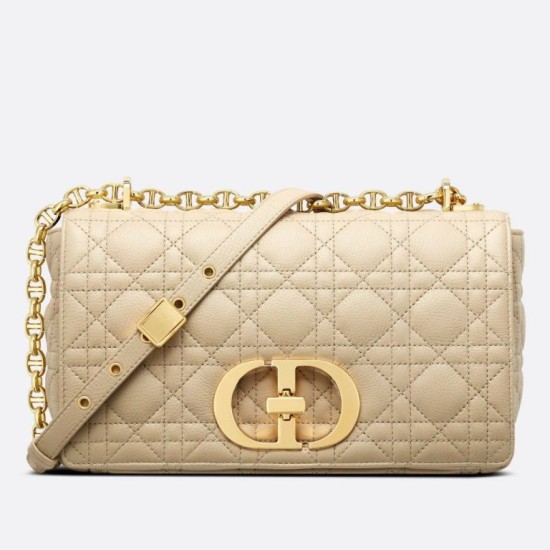 Replica Dior Caro Medium Bag Cannage Beige Replica Dior Caro Medium Bag Cannage Beige