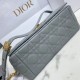 Replica Dior Caro Medium Bag Cannage Grey Fake Dior Caro Medium Bag Cannage Grey Replica