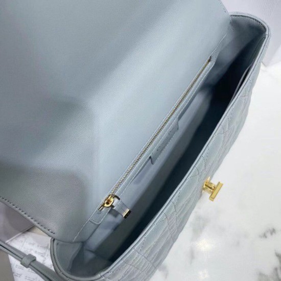 Replica Dior Caro Medium Bag Cannage Grey Fake Dior Caro Medium Bag Cannage Grey Replica