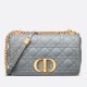 Replica Dior Caro Medium Bag Cannage Grey Fake Dior Caro Medium Bag Cannage Grey Replica