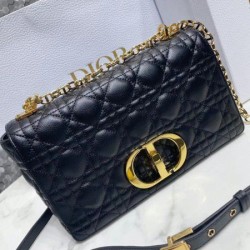 Fake Dior Caro Medium Bag Cannage Black Replica Replica Dior Caro Medium Bag Cannage Black