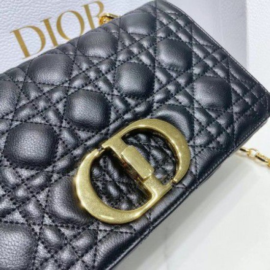 Fake Dior Caro Medium Bag Cannage Black Replica Replica Dior Caro Medium Bag Cannage Black