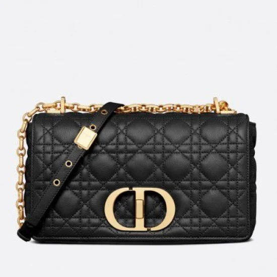 Fake Dior Caro Medium Bag Cannage Black Replica Replica Dior Caro Medium Bag Cannage Black