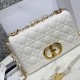 Replica Dior Caro Medium Bag Cannage White Fake Dior Caro Medium Bag Cannage White Replica