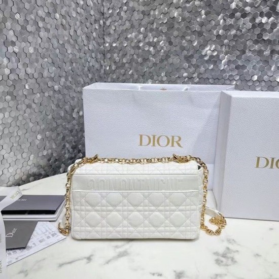 Replica Dior Caro Medium Bag Cannage White Fake Dior Caro Medium Bag Cannage White Replica