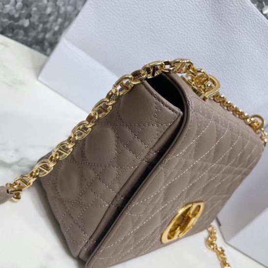 Replica Dior Caro Medium Bag Cannage Taupe Fake Dior Caro Medium Bag Cannage Taupe Replica