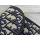 Replica Dior Bobby East-West Chain Pouch Oblique Jacquard Blue Replica Dior Bobby East-West Chain Pouch Oblique Jacquard Blue