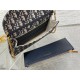 Replica Dior Bobby East-West Chain Pouch Oblique Jacquard Blue Replica Dior Bobby East-West Chain Pouch Oblique Jacquard Blue