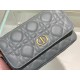 Fake Dior Caro Pouch Cannage Calfskin Blue Replica Replica Dior Caro Pouch Cannage Calfskin Blue