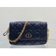 Replica Dior Caro Pouch Cannage Black Replica Dior Caro Pouch Cannage Black