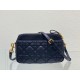 Replica Dior Caro Pouch Cannage Black Replica Dior Caro Pouch Cannage Black