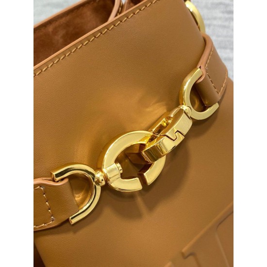 Replica Dior C'est Medium Bucket Bag Saddle Calfskin Brown Replica Dior C'est Medium Bucket Bag Saddle Calfskin Brown