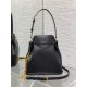 Replica Dior C'est Medium Bucket Bag Saddle Calfskin Black Replica Dior C'est Medium Bucket Bag Saddle Calfskin Black