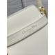 Fake Dior C'est Medium Bucket Bag Saddle Calfskin White Replica Fake Dior C'est Medium Bucket Bag Saddle Calfskin White Replica