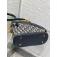 Fake Dior C'est Medium Bucket Bag Oblique Jacquard Blue Replica Replica Dior C'est Medium Bucket Bag Oblique Jacquard Blue