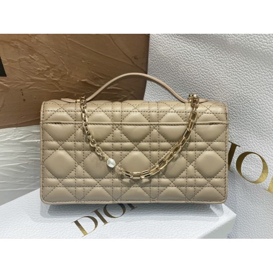 Fake Dior Miss Dior Mini Bag Cannage Lambskin Beige Replica Replica Dior Miss Dior Mini Bag Cannage Lambskin Beige