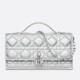 Replica Dior Miss Dior Mini Bag Iridescent Metallic Silver Replica Dior Miss Dior Mini Bag Iridescent Metallic Silver