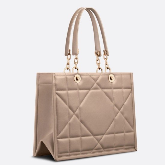 Replica Dior Medium Essential Tote Bag Hazelnut Archicannage Replica Dior Medium Essential Tote Bag Hazelnut Archicannage