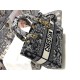 Replica Dior Large Lady D-Lite Bag Toile de Jouy Reverse Embroidery Blue